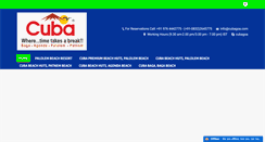 Desktop Screenshot of cubagoa.com